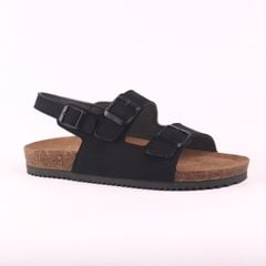 Dép đế trấu sandal birken quai ngang 2 khoá premium HISHOO H102