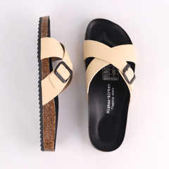 Dép đế trấu birken quai ngang chéo [CÓ KHOÁ] HISHOO S096