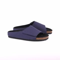Dép đế trấu birken xé dán Form Công Thái Học quai ngang da lộn HISHOO R108