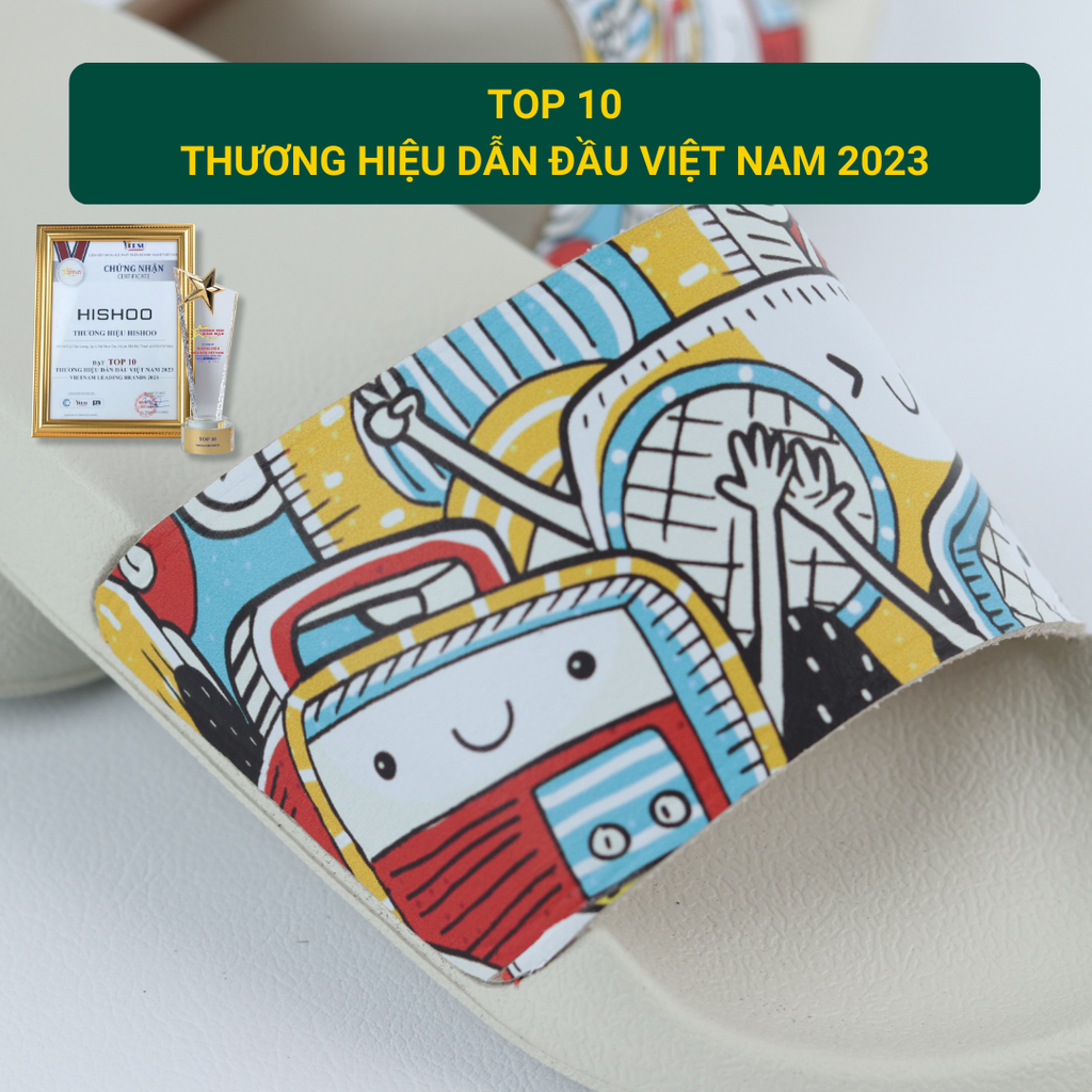 Dép quai ngang da bò lộn Xứ Sở Đồ Đạc HISHOO U112