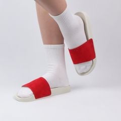 Dép quai ngang Cam da cừu HISHOO U111