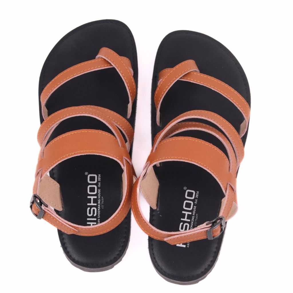 Dép Sandal Daily Trek sandal (sandal đi bộ đường dài) Nam quai chéo lót da premium Felix HISHOO P030