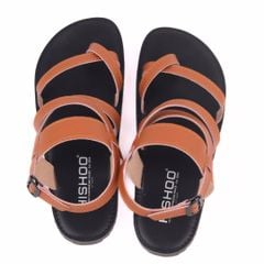 Dép Sandal Daily Trek sandal (sandal đi bộ đường dài) Nam quai chéo lót da premium Felix HISHOO P030