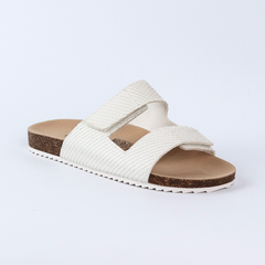 Dép đế trấu birken xé dán Da Vẩy Rồng HISHOO M105