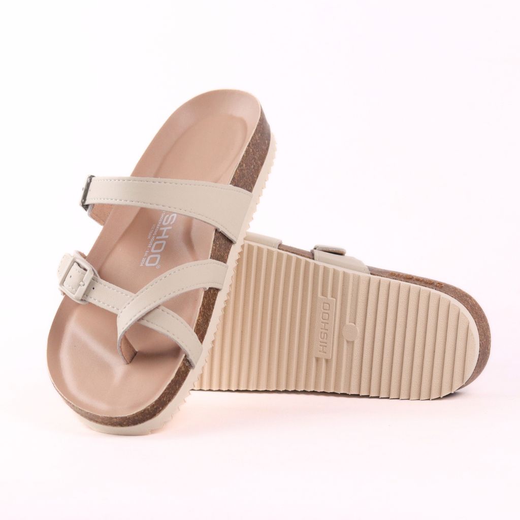 Dép đế trấu birken bé trai bé gái  xỏ ngón premium HISHOO B098