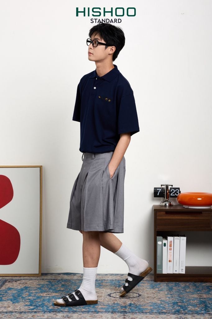 Dép đế trấu birken quai ngang 3 khoá HISHOO S092