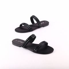 Dép Lê Nữ Đế Bệt Quai Ngang Đính đá 2 quai có Bigsize HISHOO S134