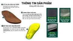 Dép đế trấu birken quai ngang 3 khoá da lộn HISHOO R092