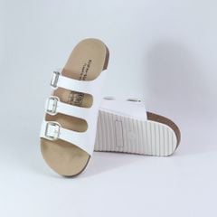 Dép đế trấu birken quai ngang 3 khoá HISHOO S092
