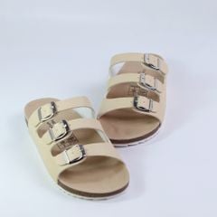 Dép đế trấu birken quai ngang 3 khoá HISHOO S092