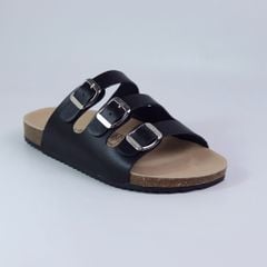 Dép đế trấu birken quai ngang 3 khoá HISHOO S092