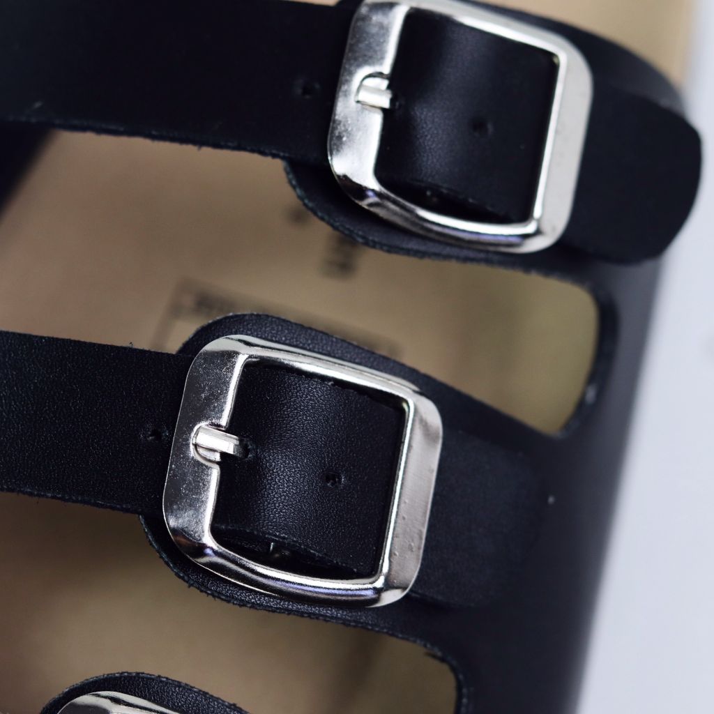 Dép đế trấu birken quai ngang 3 khoá HISHOO S092