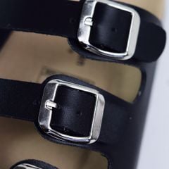 Dép đế trấu birken quai ngang 3 khoá HISHOO S092