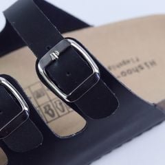 Dép đế trấu birken quai ngang 3 khoá HISHOO S092