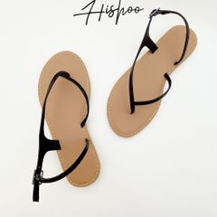 Giày Sandal Xỏ Ngón Nữ Dây Mảnh Hishoo S045