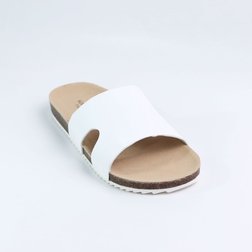 Dép đế trấu birken quai ngang chữ I HISHOO S100