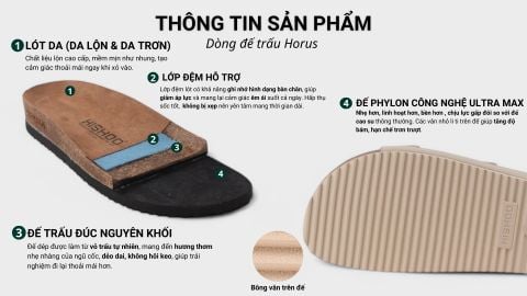 Dép đế trấu birken 2 khoá BÒ da lộn premium HISHOO H093