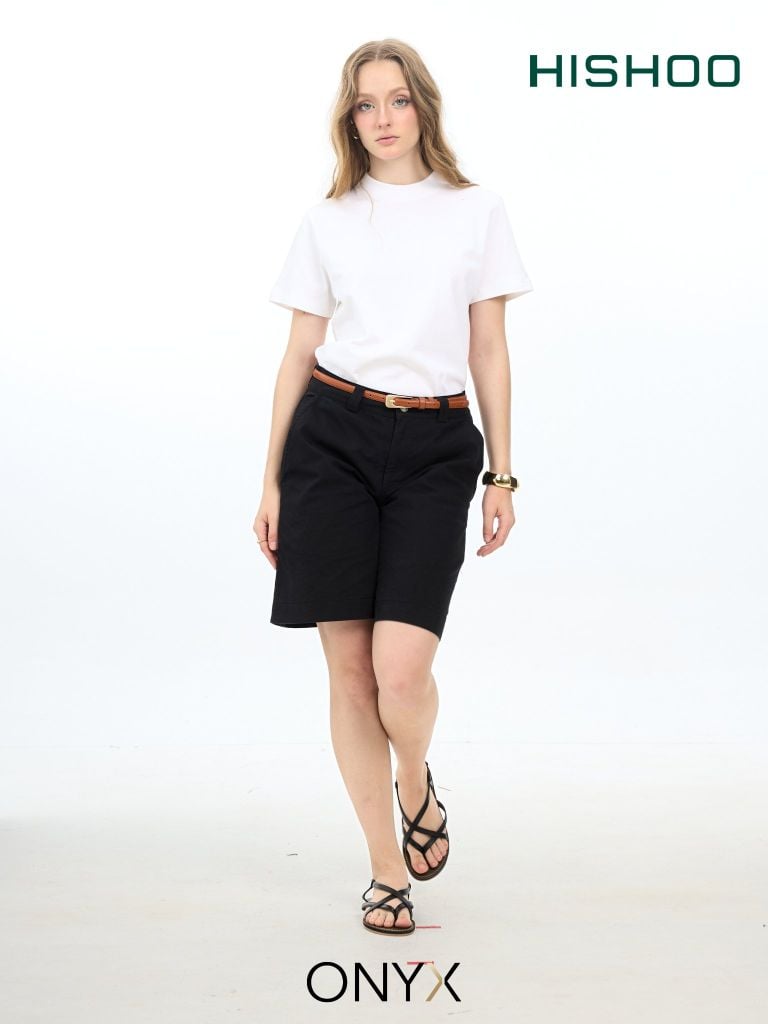 Giày Sandal Nữ Quai Ngang Có Bigsize Hishoo S023