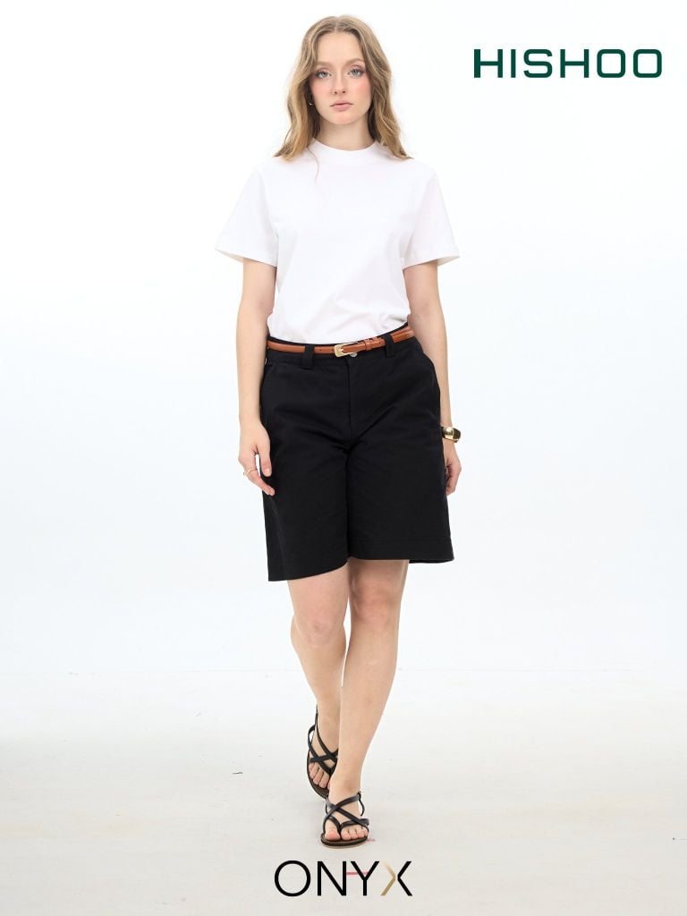 Giày Sandal Nữ Quai Ngang Có Bigsize Hishoo S023