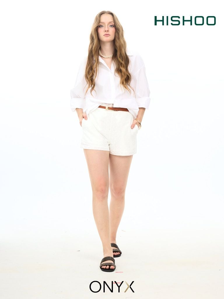 Dép Lê Nữ Đế Bệt Quai Ngang Đính đá 2 quai có Bigsize HISHOO S151