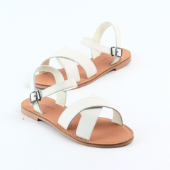 Giày Sandal Nữ Quai Hậu Mũi Tròn Có Bigsize Hishoo S037
