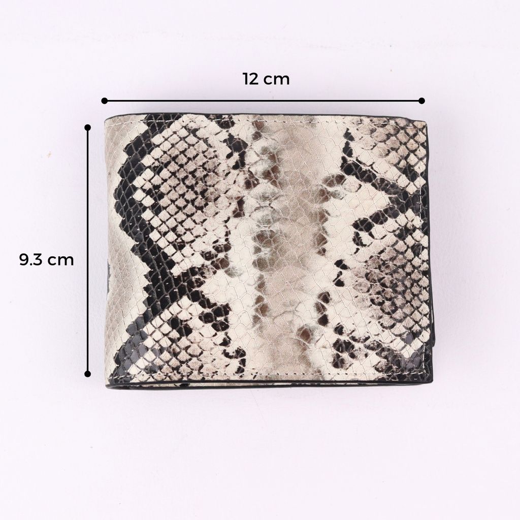 Ví Da Ngang Nam Nữ Đựng Thẻ [DA RẮN] Alpha Da Bò Phụ Kiện Hishoo V005