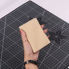 Ví Da Dáng Đứng Nam Nữ Đựng Thẻ [BÒ] Alpha Da Bò Phụ Kiện Hishoo V004