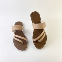 Dép Lê Nữ Xỏ Ngón Đế Bệt Quai Ngang có Bigsize HISHOO S035