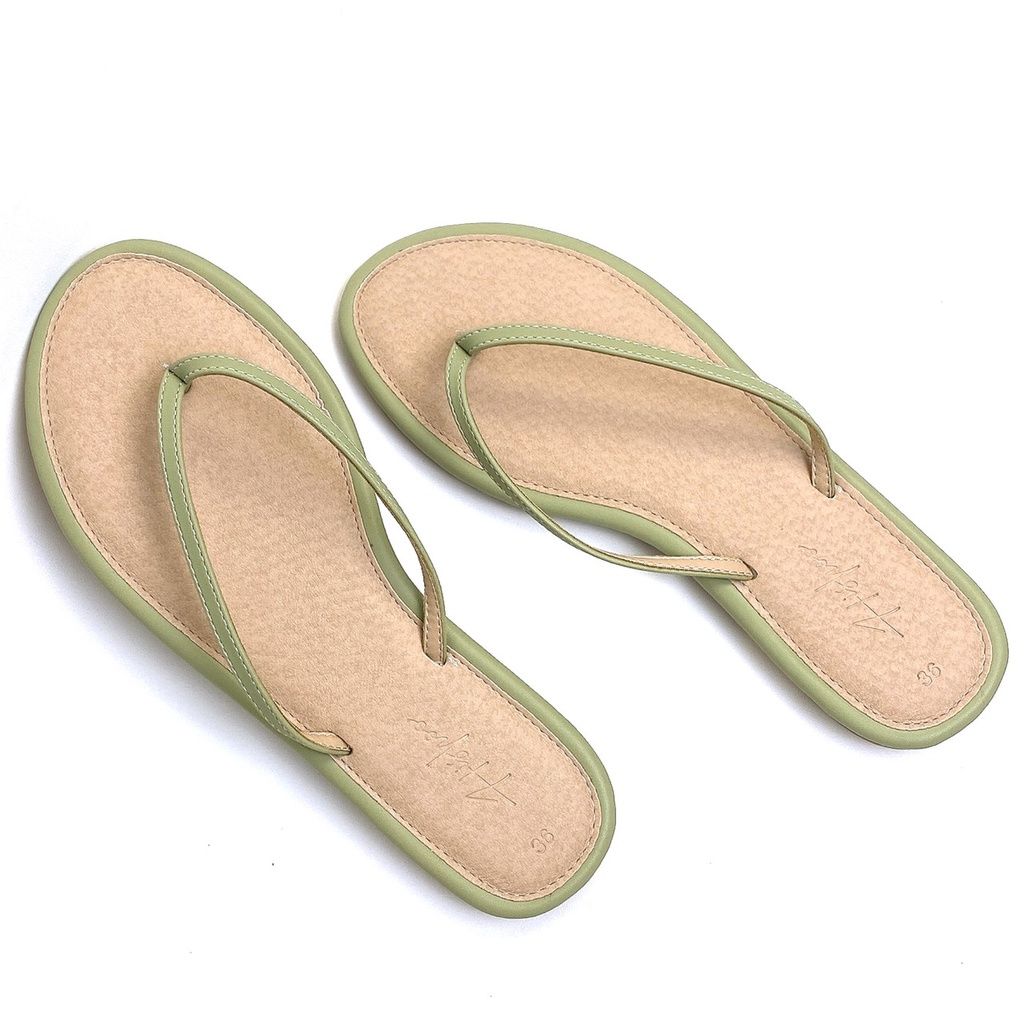 Dép Lê Nữ Xỏ Ngón Đế Bệt Quai Mảnh HISHOO S040