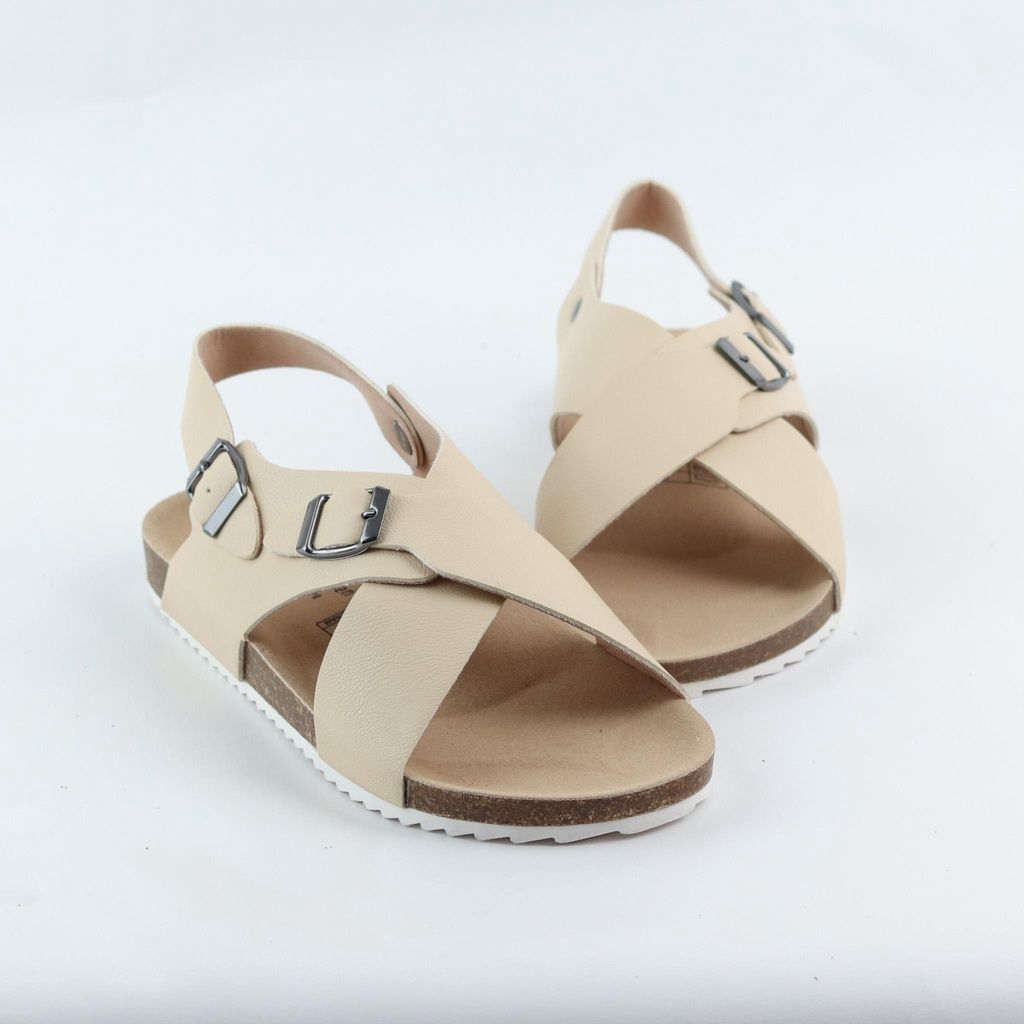 Dép đế trấu Sandal birken quai ngang HISHOO S101