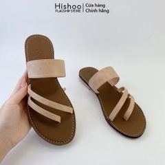 Dép Lê Nữ Xỏ Ngón Đế Bệt Quai Ngang có Bigsize HISHOO S035