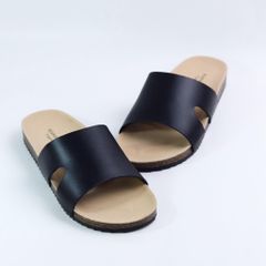 Dép đế trấu birken quai ngang chữ I HISHOO S100