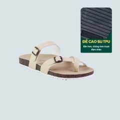 Dép đế trấu birken quai ngang xỏ ngón HISHOO S098