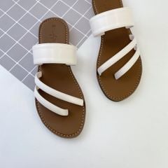 Dép Lê Nữ Xỏ Ngón Đế Bệt Quai Ngang có Bigsize HISHOO S035