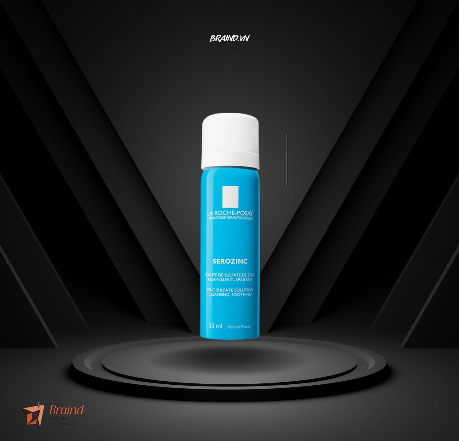 LaRoche Posay Serozinc Zinc Sulfate Solution Cleansing, Soothing 50ml Braind