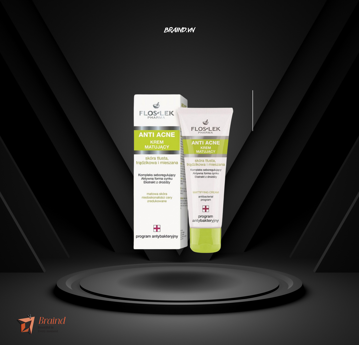 Sữa rửa mặt diệt khuẩn Floslek Antibacterial Face Cleansing Gel 200ml