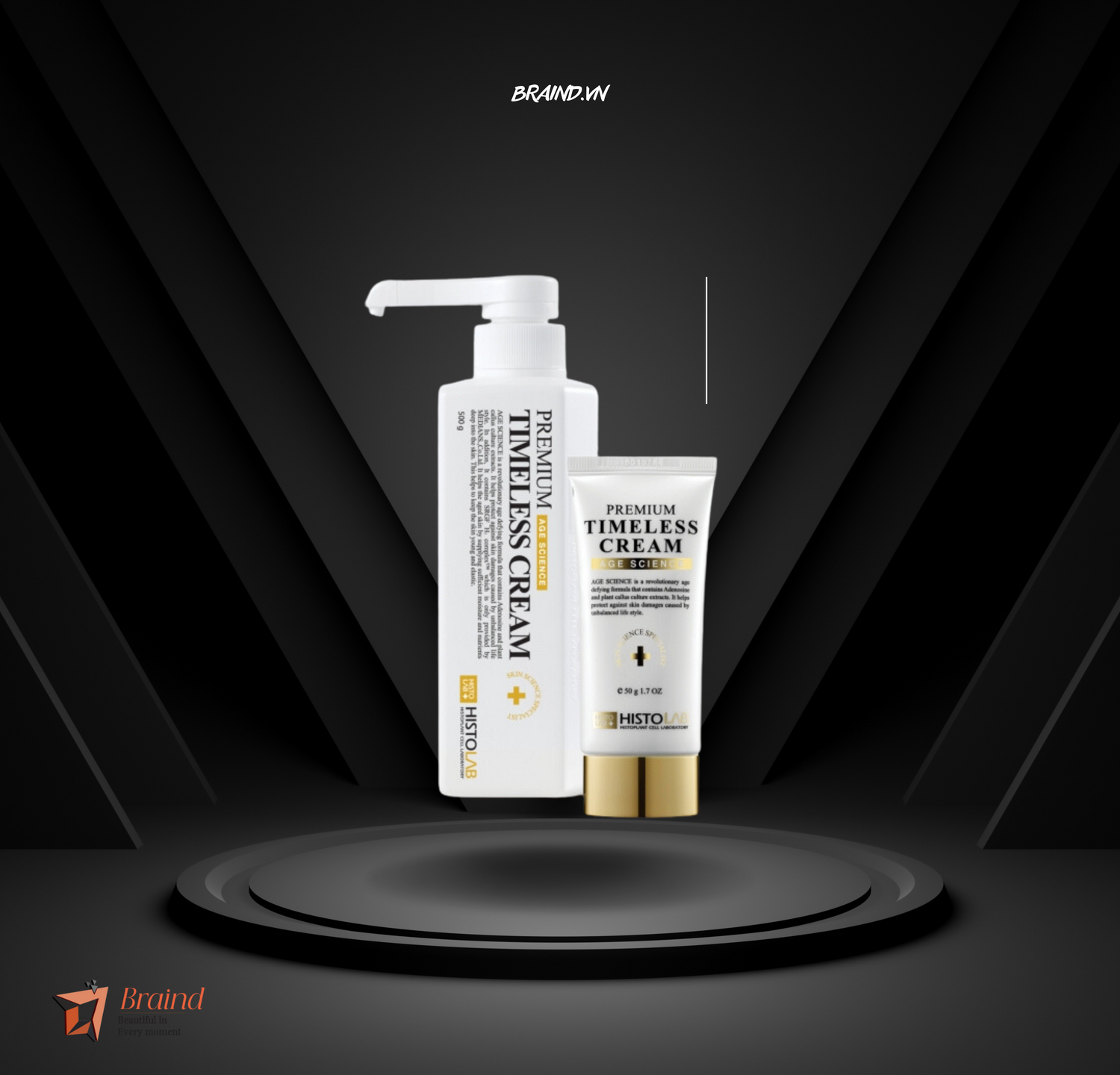 Crème Visage Korea Histolab Premium Timeless 50g – Soin Anti-âge Hydratant, Neuf
