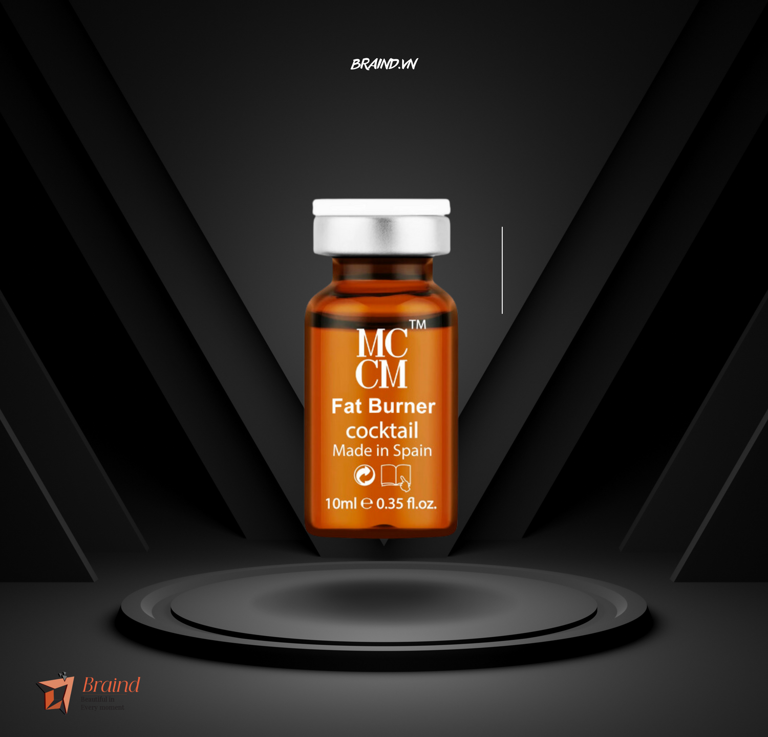 MCCM Fat Burner 5 ống x 10ml Braind