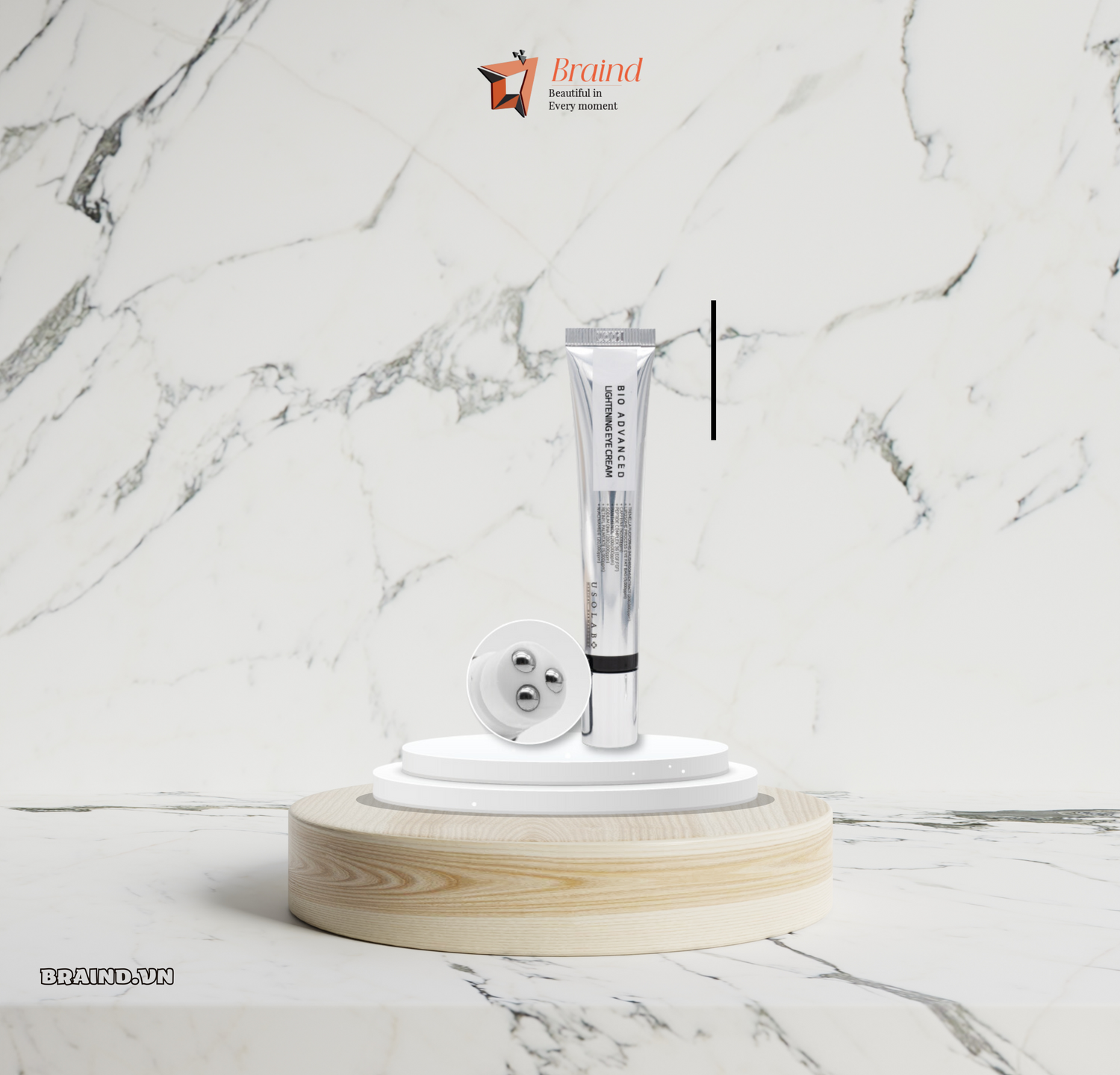 Usolab BIO ADVANCED LIGHTENING EYE CREAM 25ML Braind