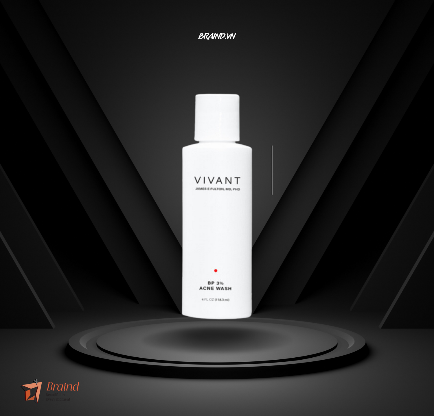 Sữa Rửa Mặt Chống Oxy Hóa Vivant Green Tea Cleanser Braind