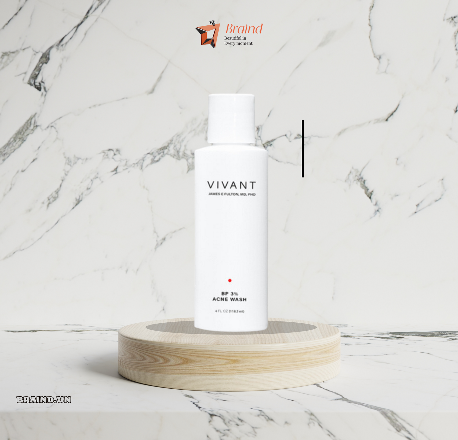 Sữa Rửa Mặt Chống Oxy Hóa Vivant Green Tea Cleanser Braind
