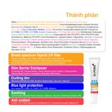  Kem chống nắng ánh sáng xanh Dr.PONG 444 BlueX Iron Oxide plus Melanin Hybrid SPF50 PA+++ 30ml 