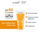  Kem chống nắng toàn thân Dr.PONG MirrorX whitening SPF50+ PA++++ 150g 