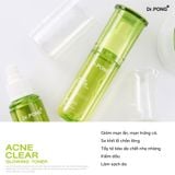  Toner giảm mụn, kiềm dầu Dr.PONG Acne Clear Glowing 100ml 