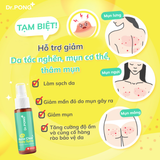  Xịt dưỡng hỗ trợ giảm mụn cơ thể Dr.PONG B3 Acne Clear Body Spray 60ml 