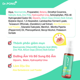  Xịt dưỡng hỗ trợ giảm mụn cơ thể Dr.PONG B3 Acne Clear Body Spray 60ml 