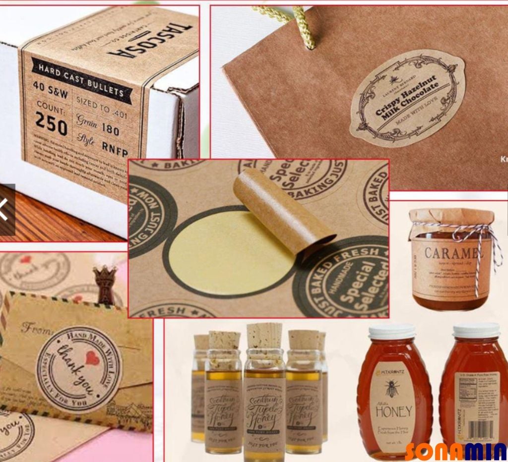 In Decal Giấy Kraft