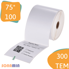 Tem nhiệt 75x100mm in đơn Shopee