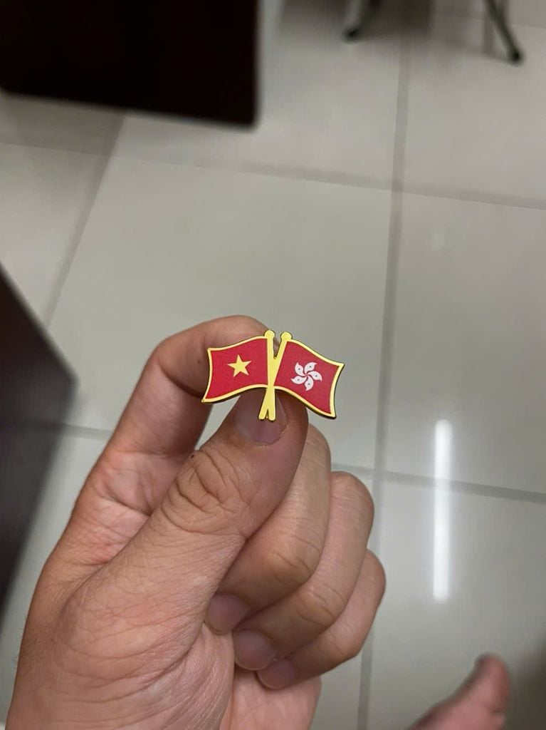 Huy Hiệu Cờ 2 Nước