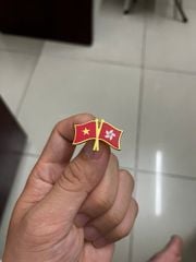 Huy Hiệu Cờ 2 Nước